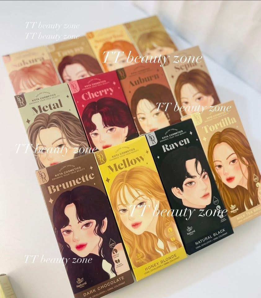 TT Beauty Zone Facebook ad: Viral Kota Colour Cream Hair Colour from Thailand
