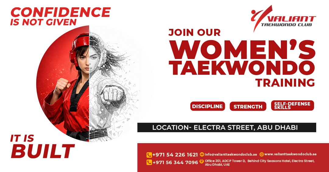 Valianttaekwondo Club Facebook ad