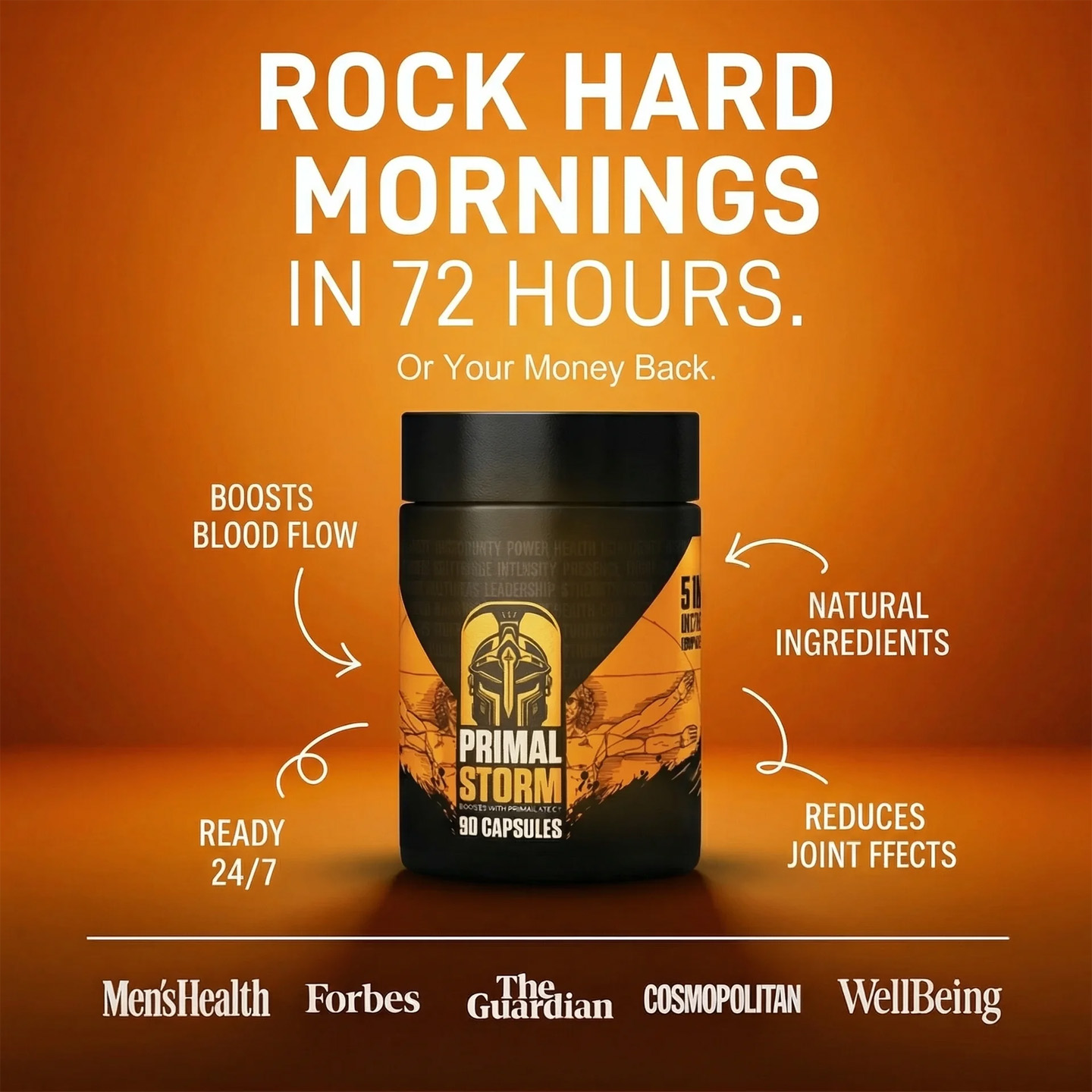 Primal Storm Supplements Facebook ad