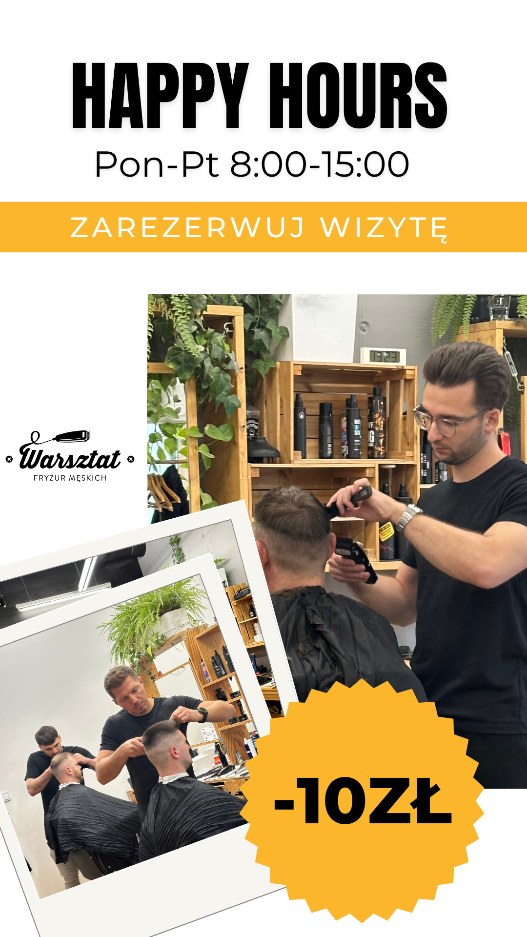 Warsztat Fryzur Męskich - Barber Shop Facebook ad from Sep 17, 2025