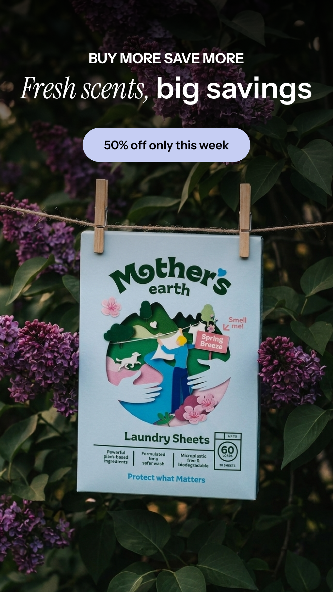 Mothers Earth Facebook ad