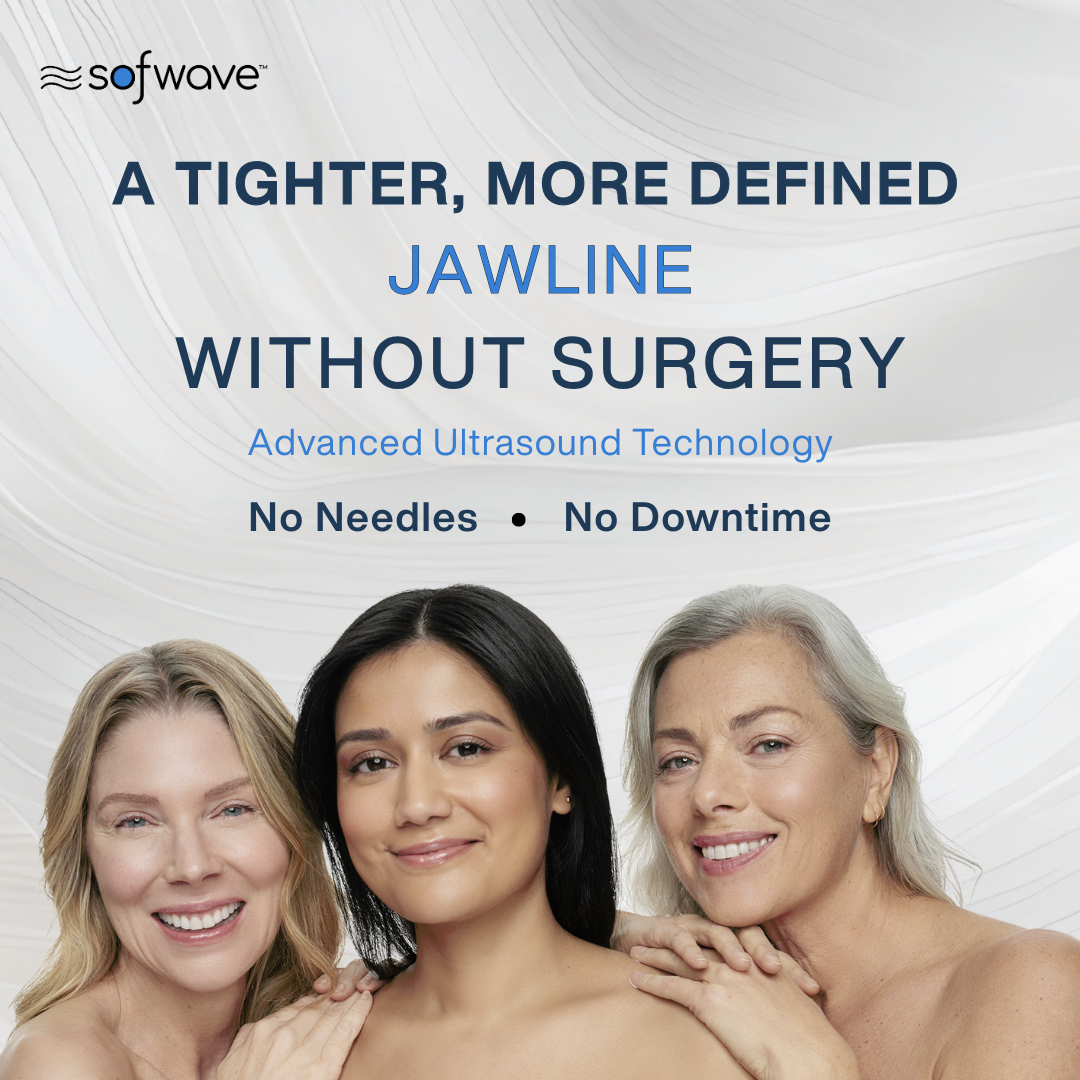 About Face Medical Aesthetics Facebook ad: Define Your Jawline Without Surgery