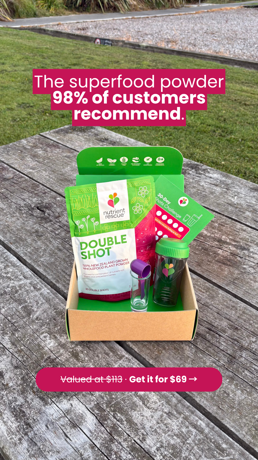 Nutrient Rescue Facebook ad