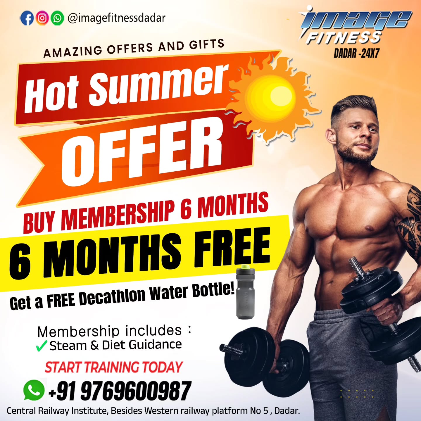 Image Fitness Dadar Facebook ad: Image Fitness Dadar presents a sizzling Hot Summer…