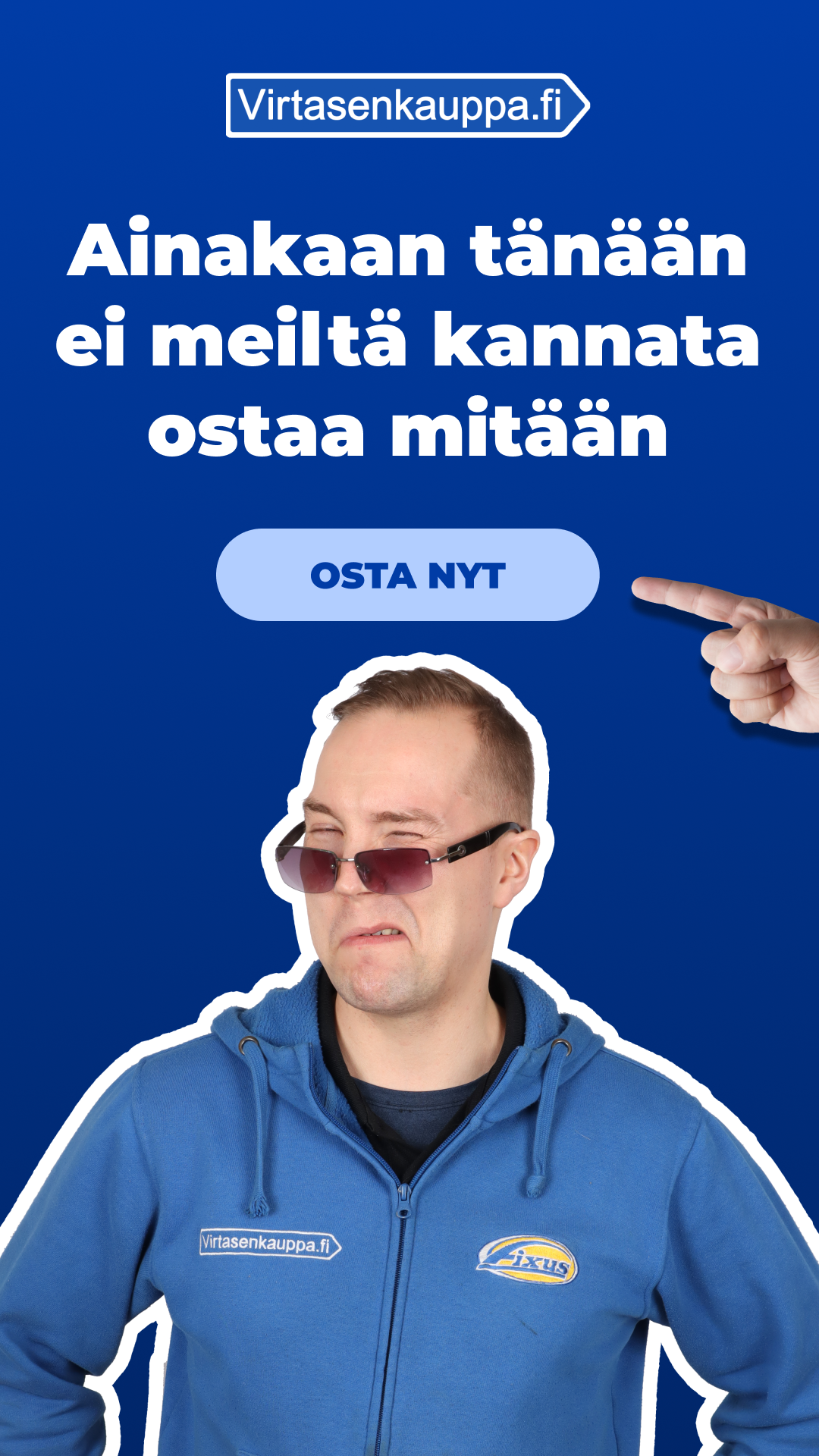 Virtasenkauppa.fi Facebook ad from Apr 16, 2026