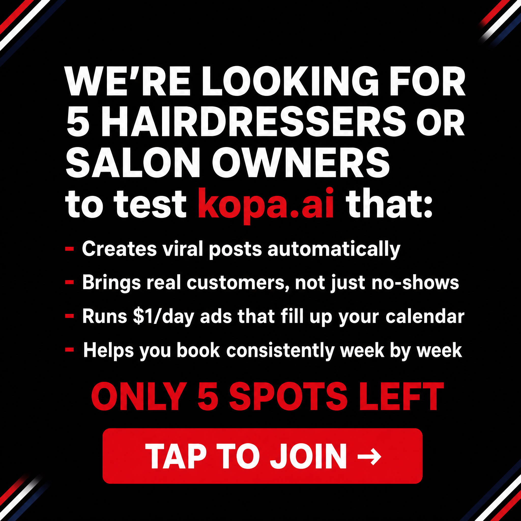 Michael Smith Facebook ad