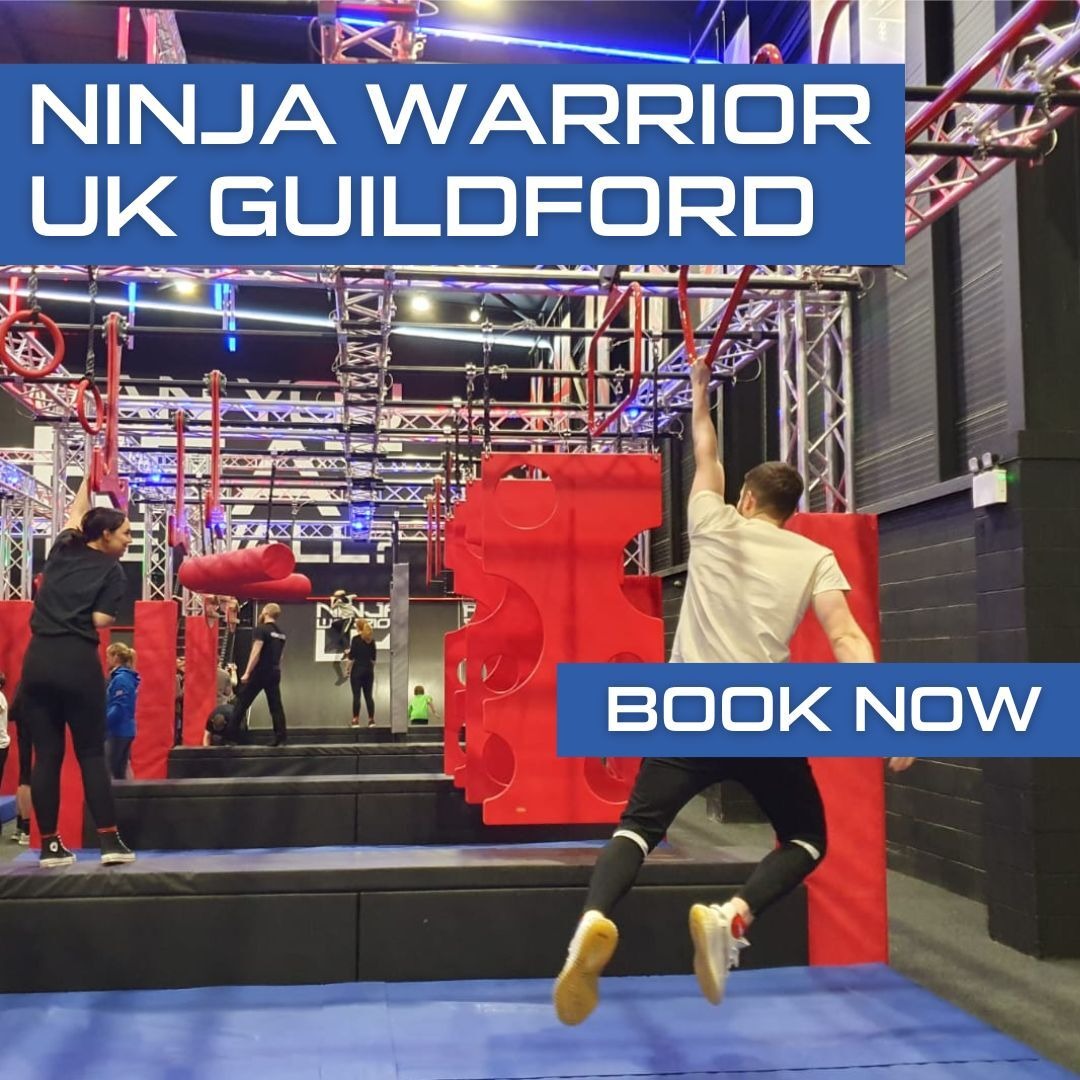Ninja Warrior UK Guildford Facebook ad: Fun for all the family