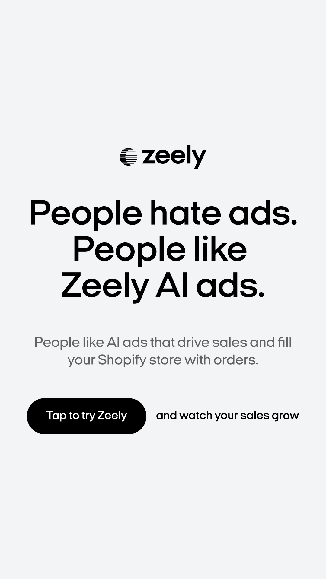 Zeely Facebook ad