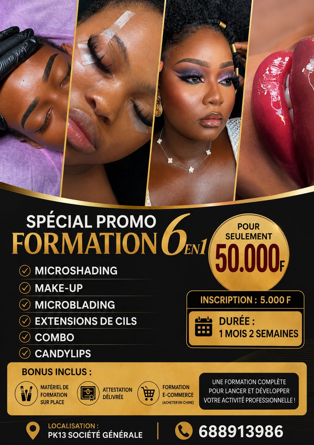 NAD Royal Facebook ad: DEVENEZ UNE EXPERTE DE LA BEAUTÉ!