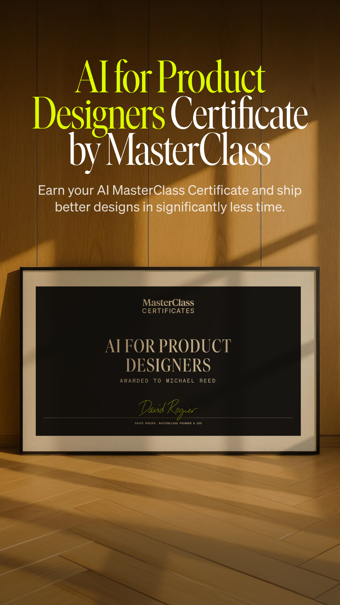 MasterClass Facebook ad