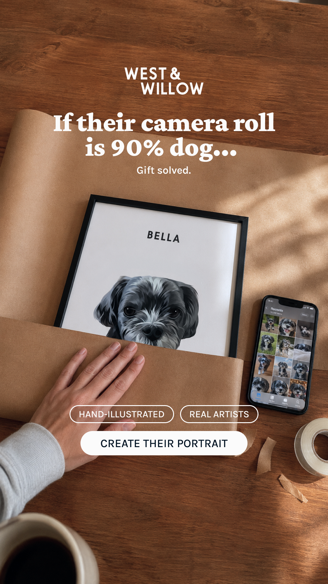 West & Willow Facebook ad