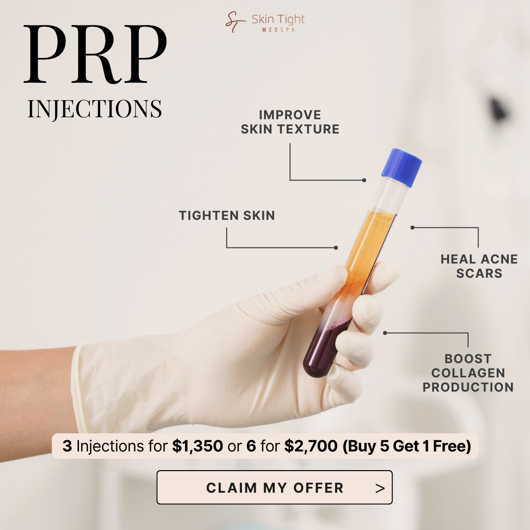 Skin Tight Medical Spa Facebook ad: Face or Hair Rejuvenation!