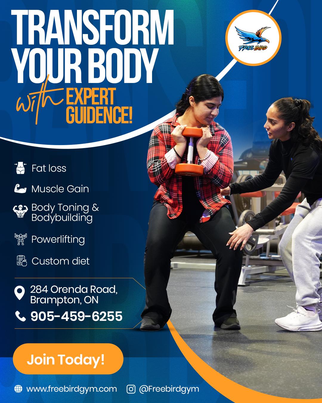 Free Bird Gym Facebook ad from Mar 7, 2025