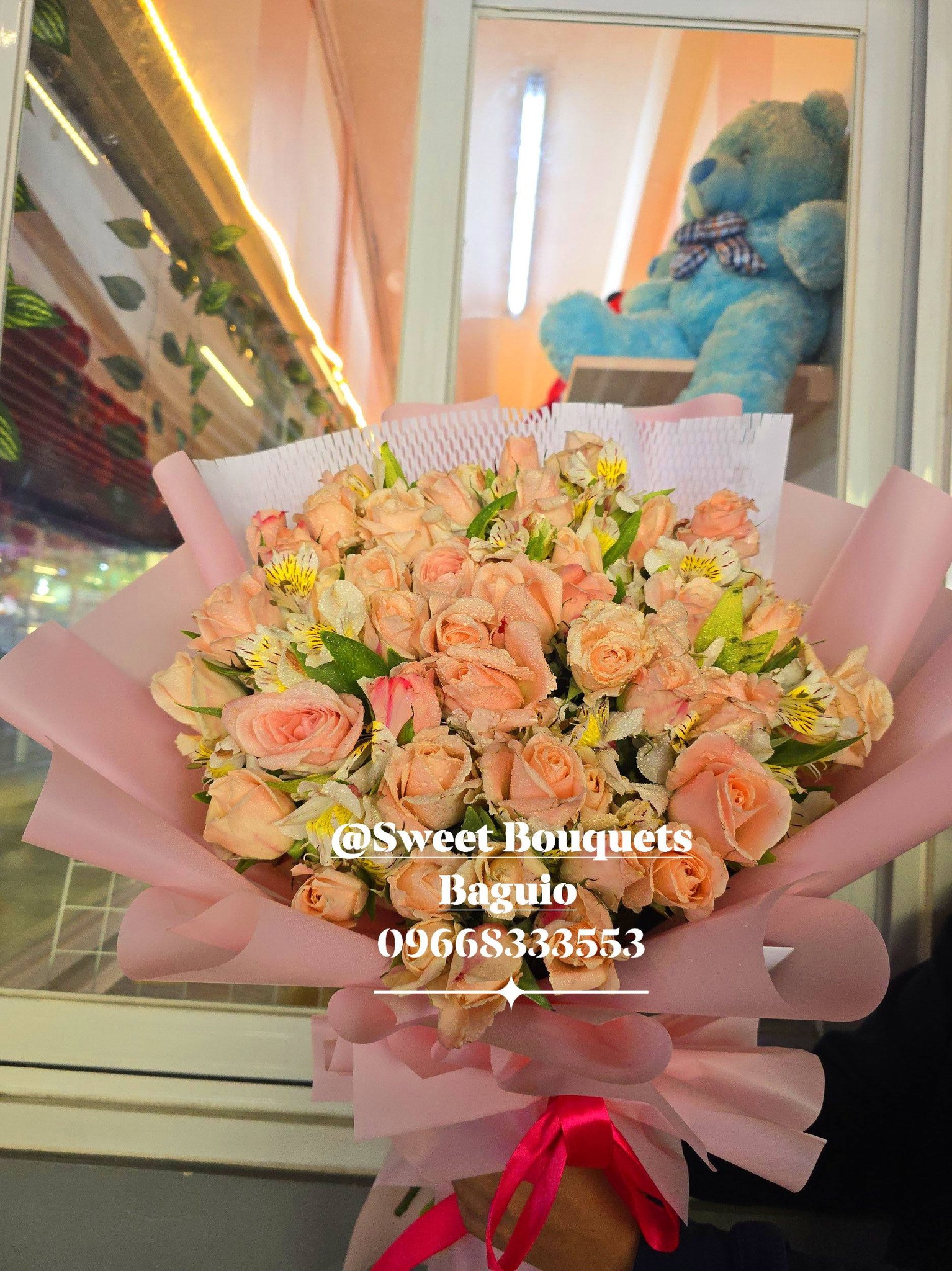 Sweet Bouquets Baguio Facebook ad: Thank you to our dear & valued customers…