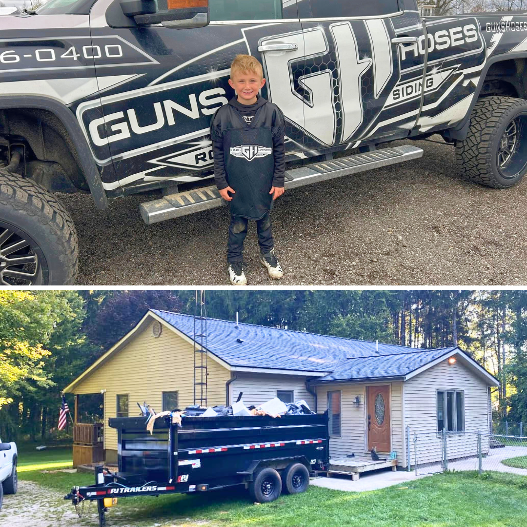 Guns N Hoses Roofing & Siding Facebook ad