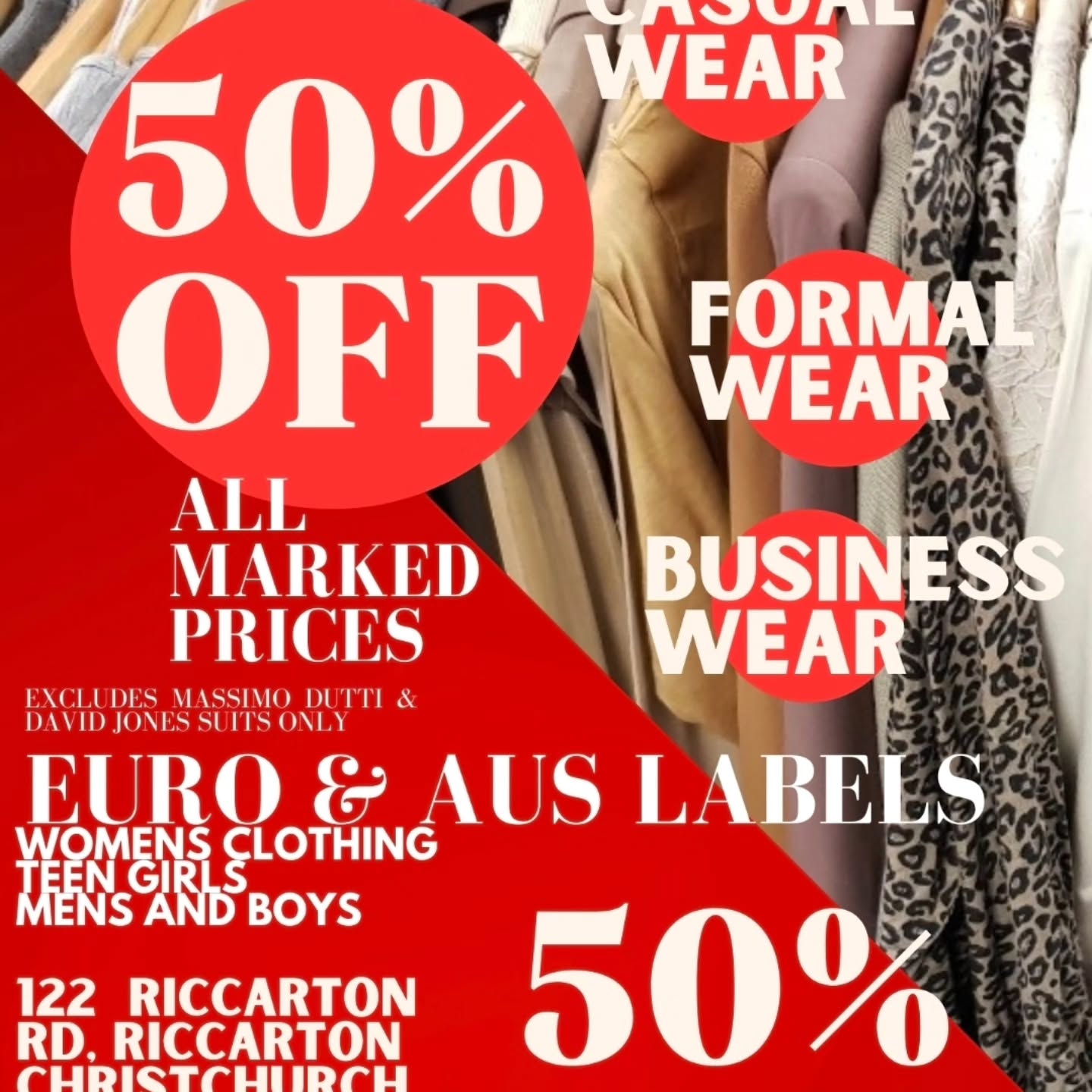 Fashion Outlet Facebook ad