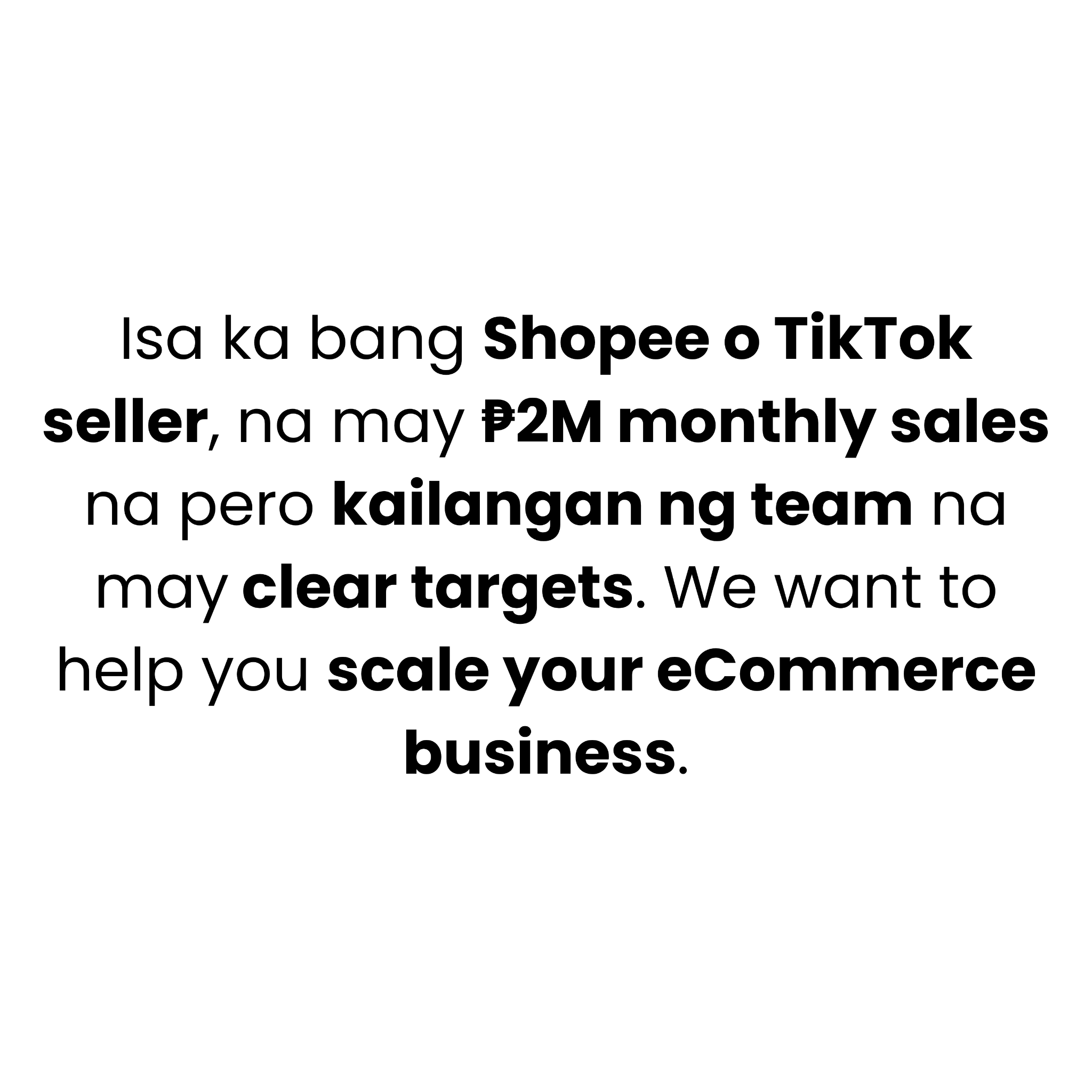 ECOM Accelerator Facebook ad