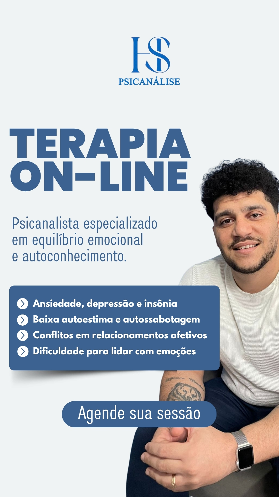 HS Psicanálise Facebook ad from Oct 21, 2025