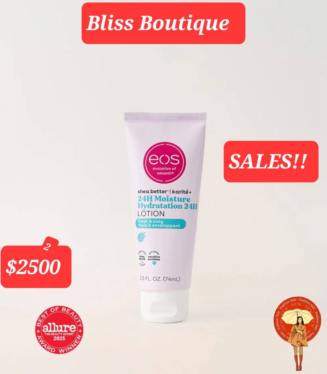 Bliss Boutique Facebook ad: BLISS BOUTIQUE