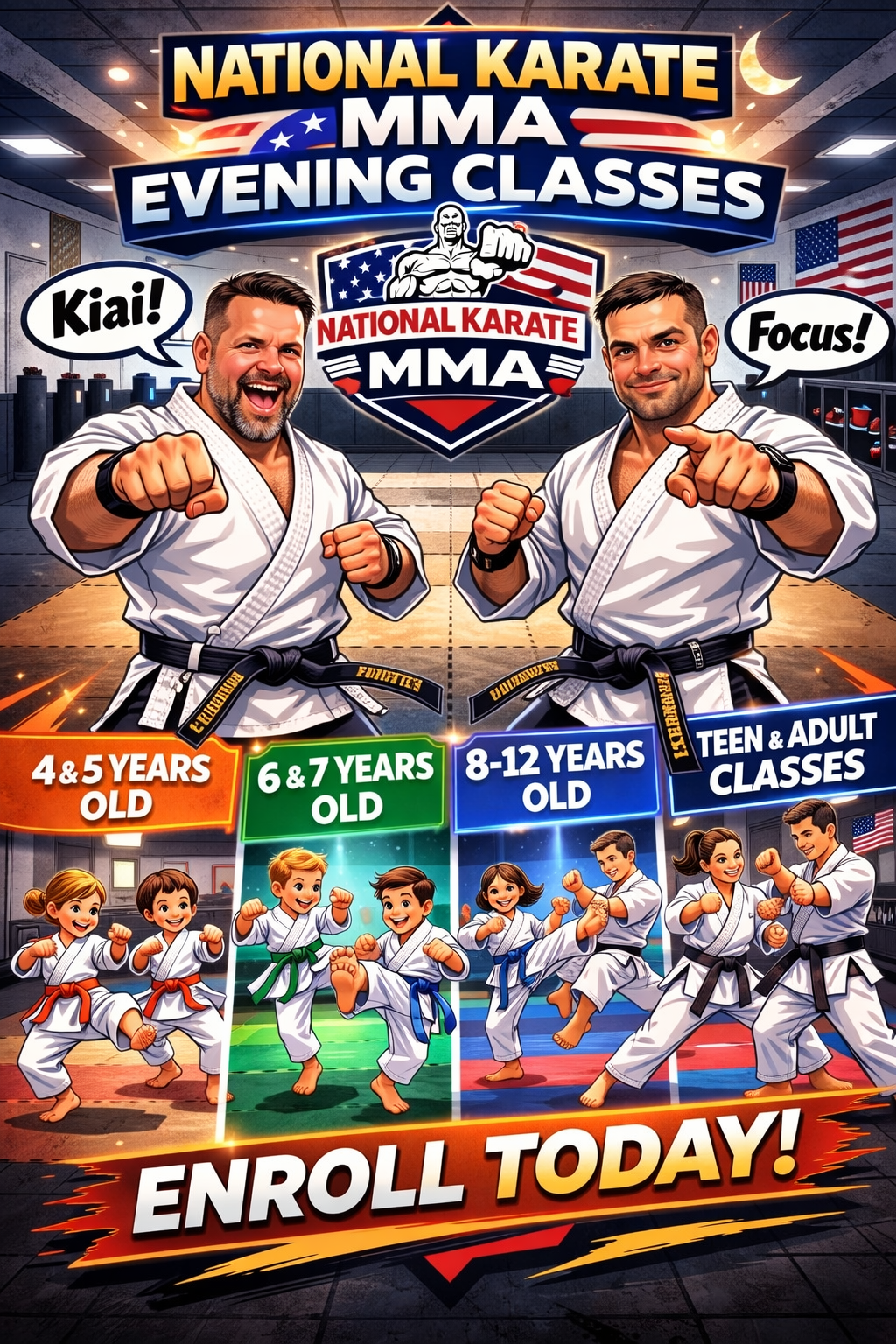 National Karate MMA Summerville Facebook ad: National Karate MMA