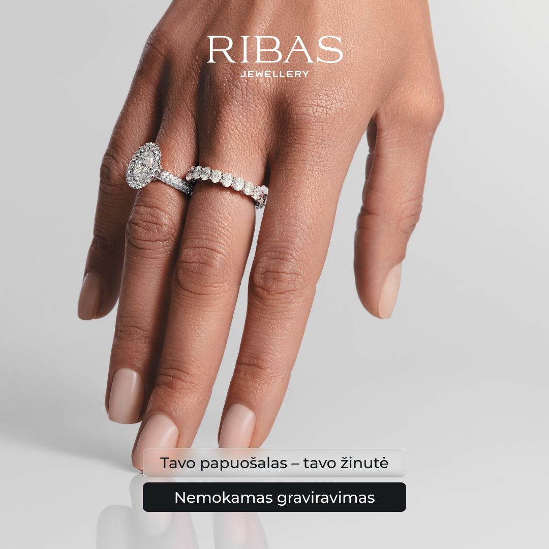 RIBAS Jewellery Facebook ad: Personalizuok Ribas Jewellery papuošalą nemokamai