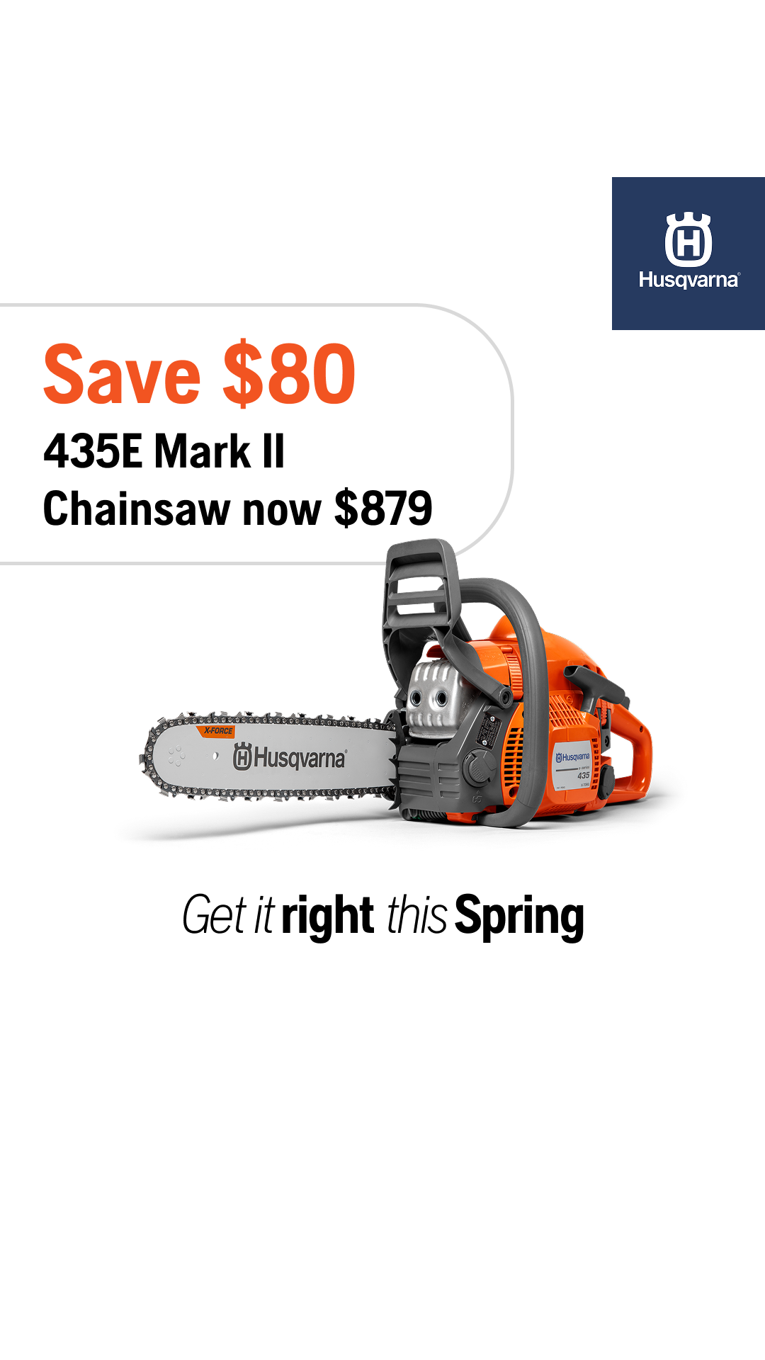 Husqvarna Facebook ad