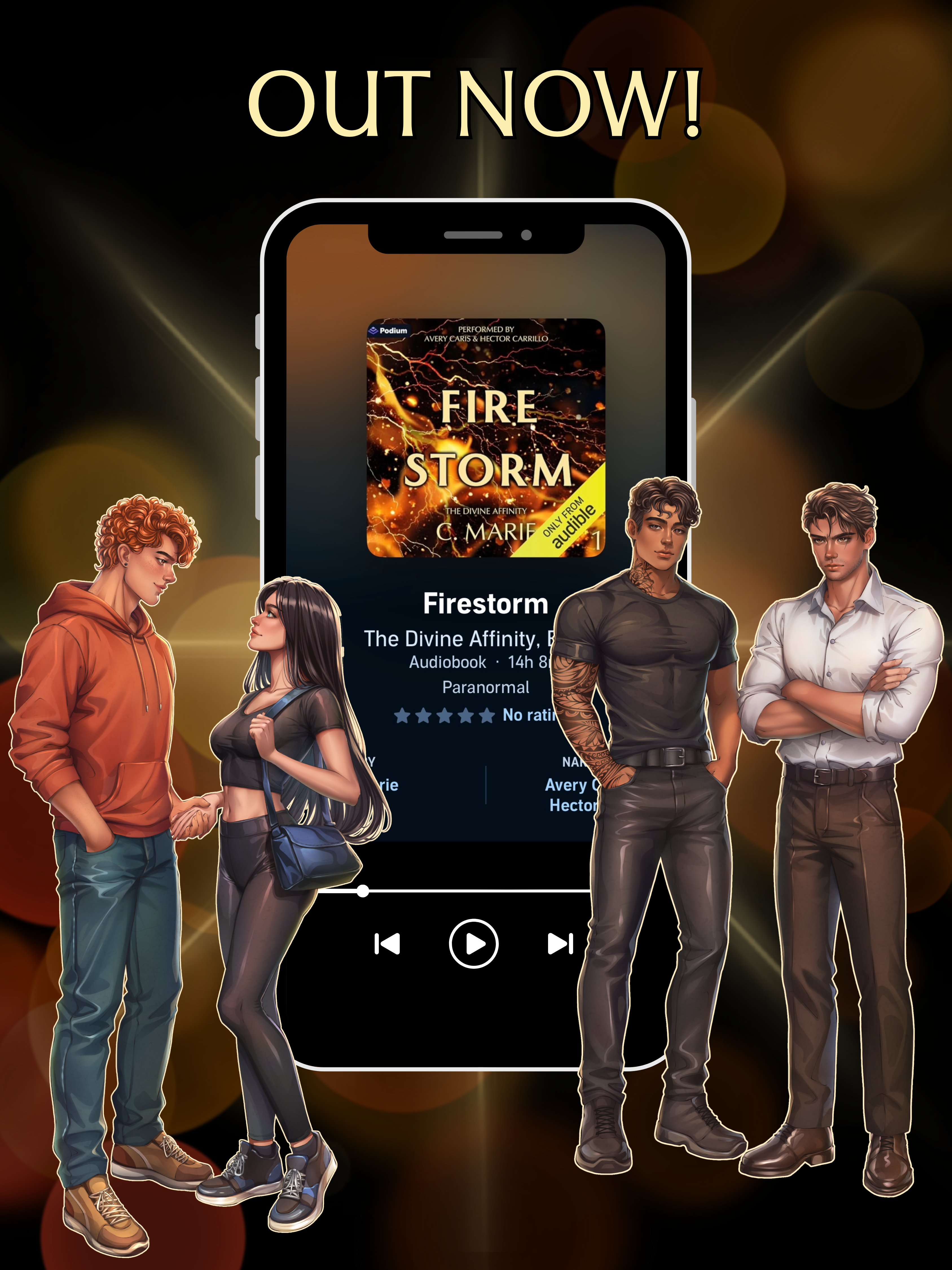 Author C. Marie Facebook ad: Listen now!