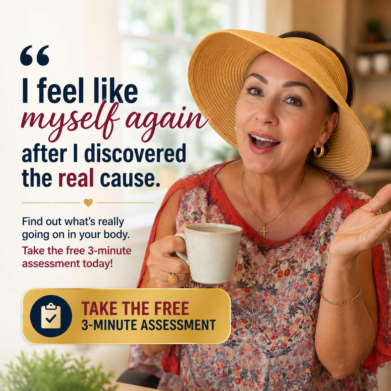 Doc Mac Facebook ad: 65 and I feel like myself again