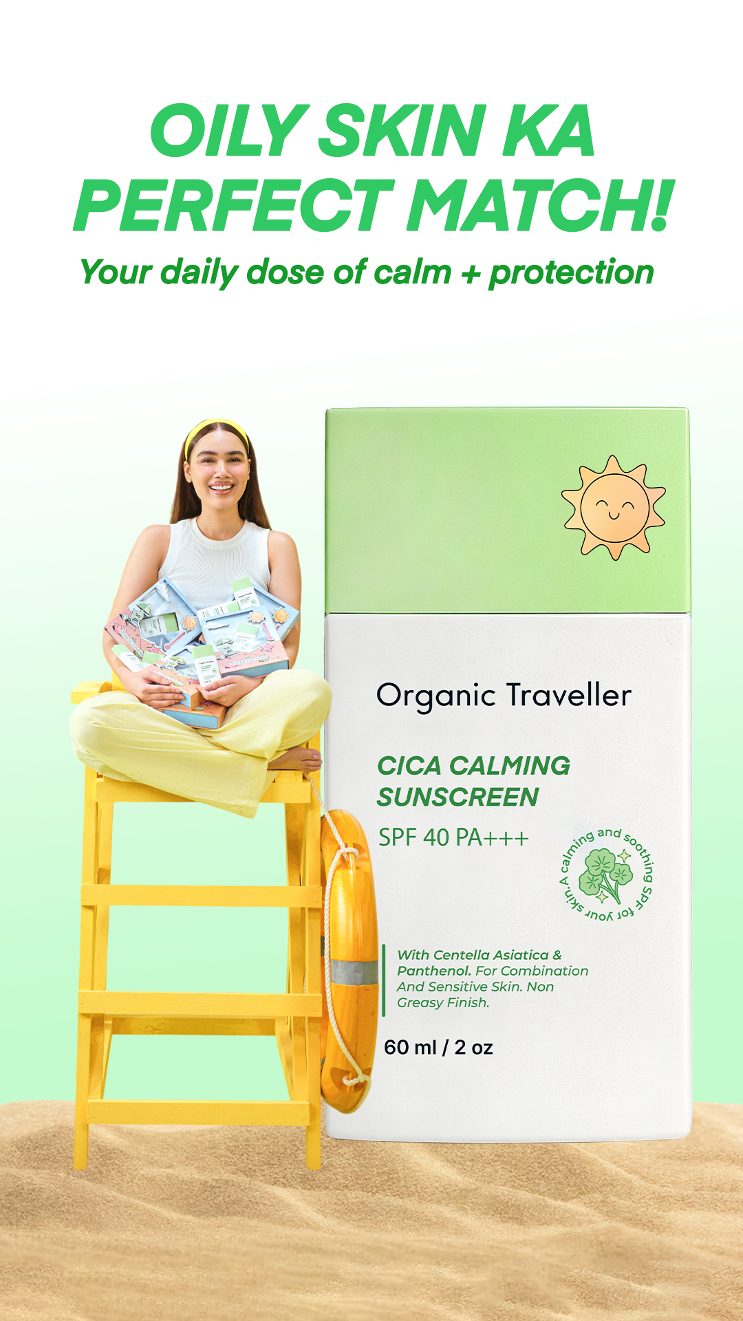 Organic Traveller - Skincare Facebook ad