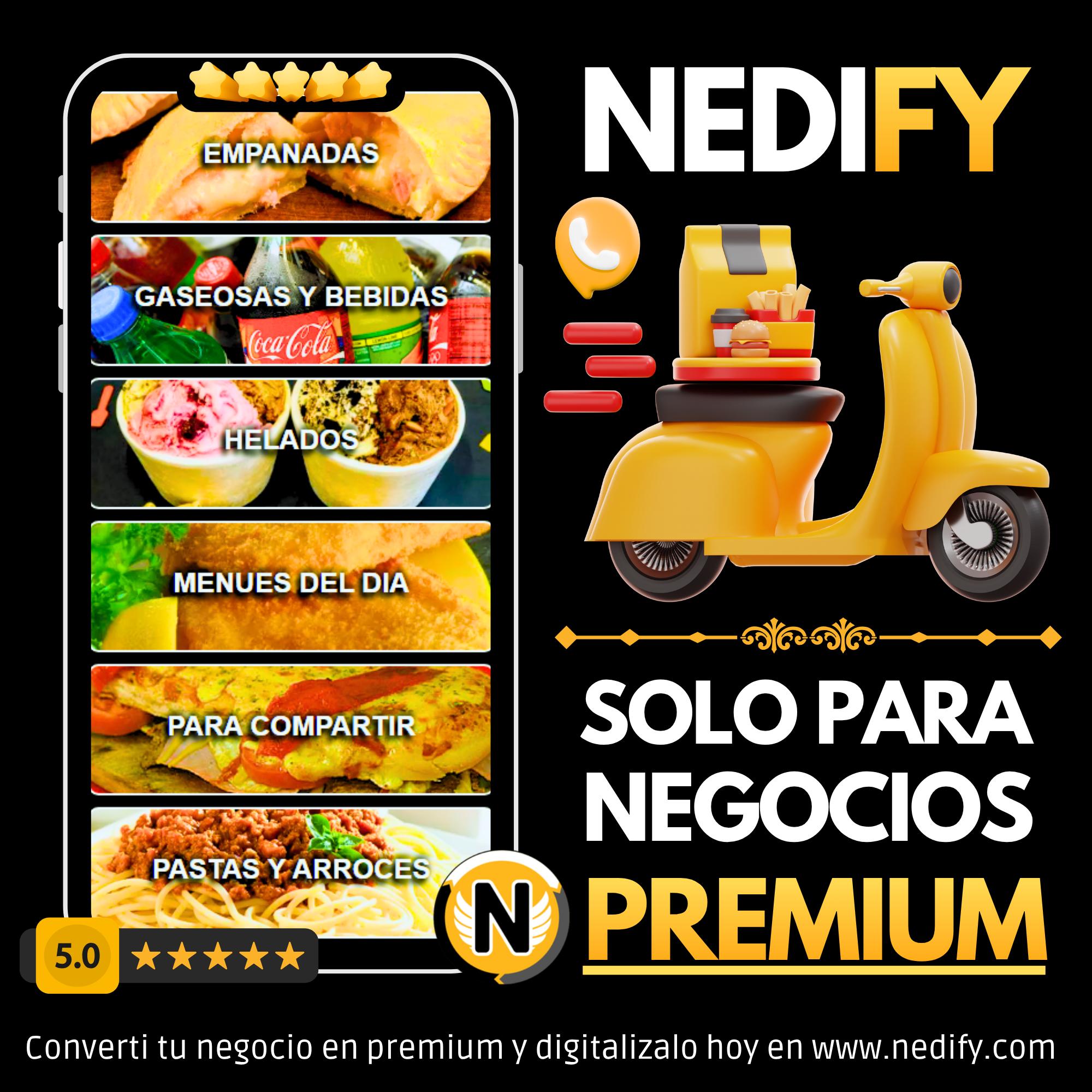 Nedify Facebook ad: Digitaliza tu Negocio en minutos con Nedify - Negocio…
