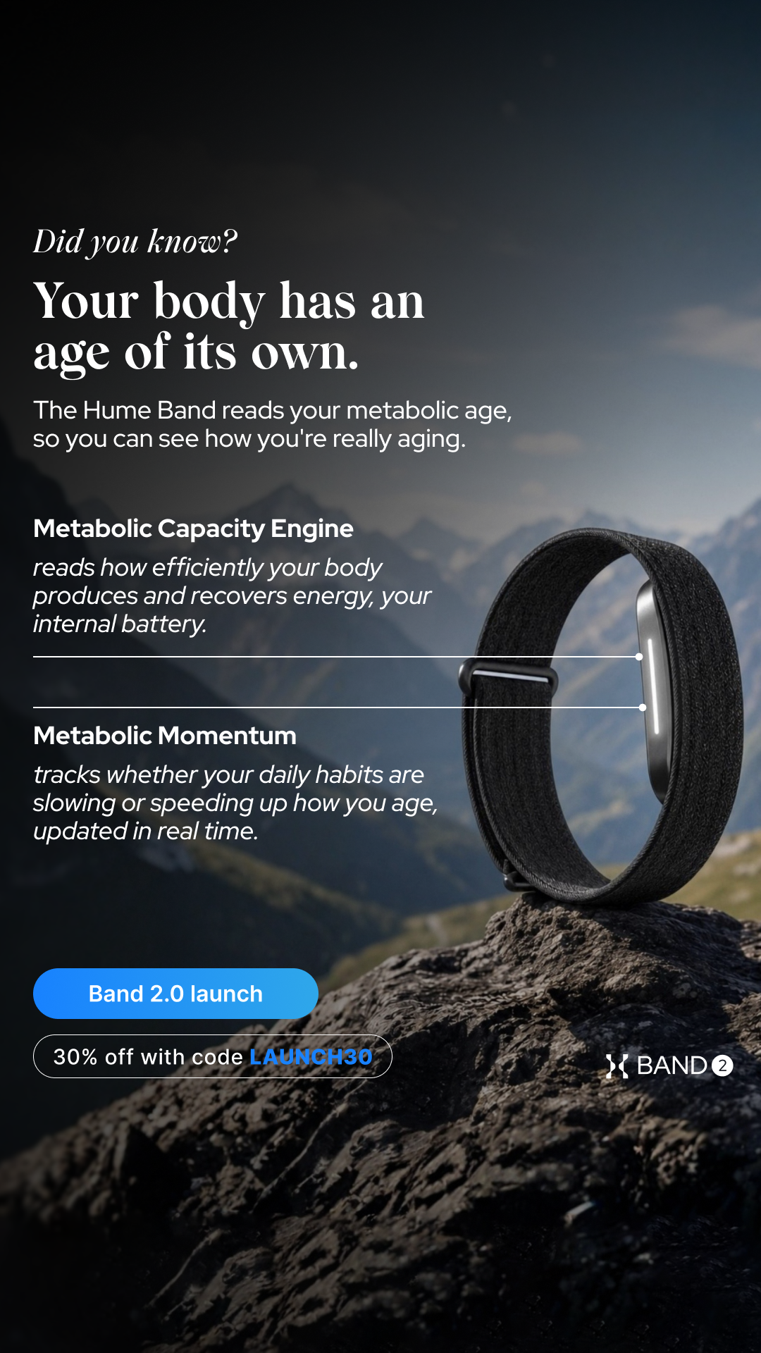 Hume Health Facebook ad