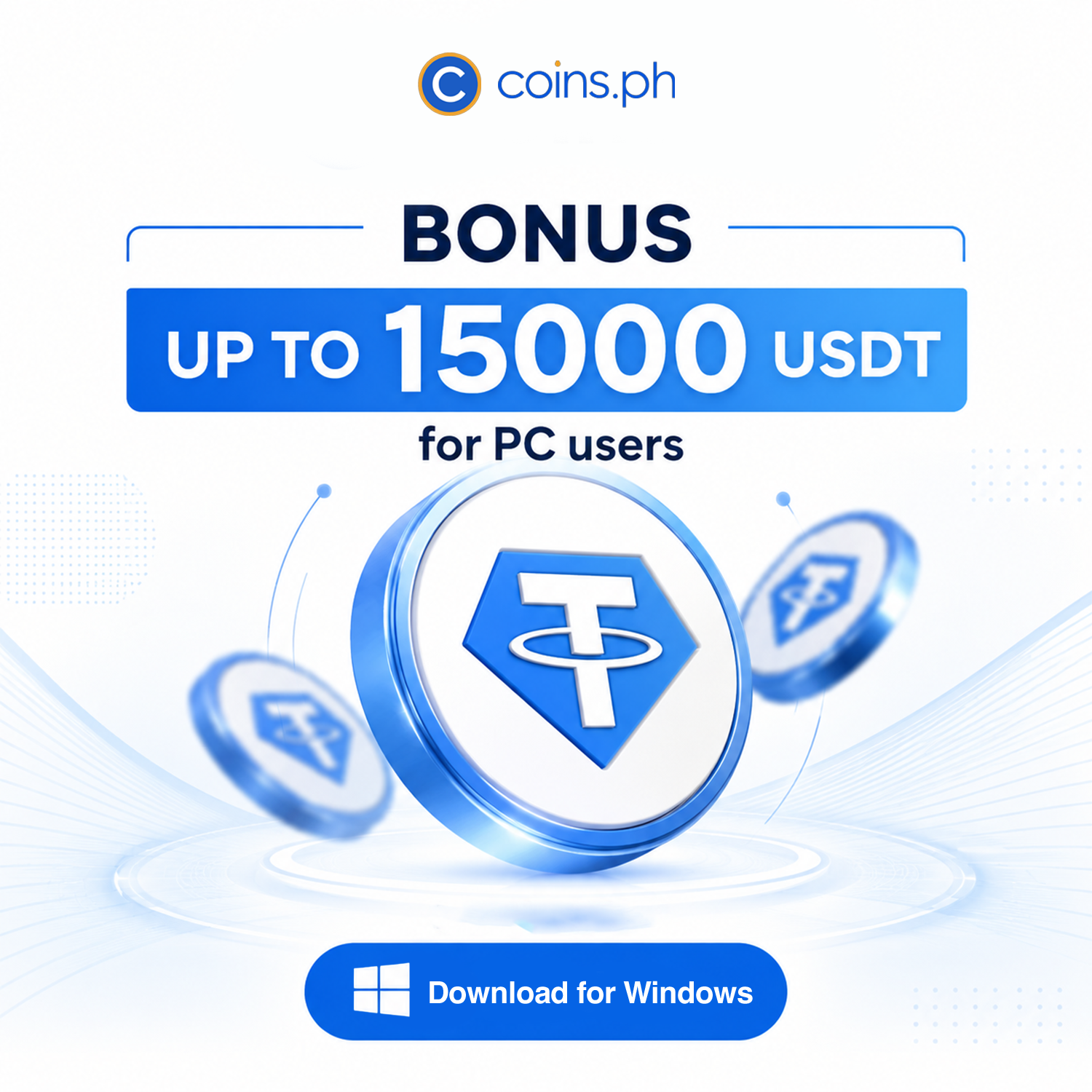 Bonus App Facebook ad: Download Coins.ph for Windows