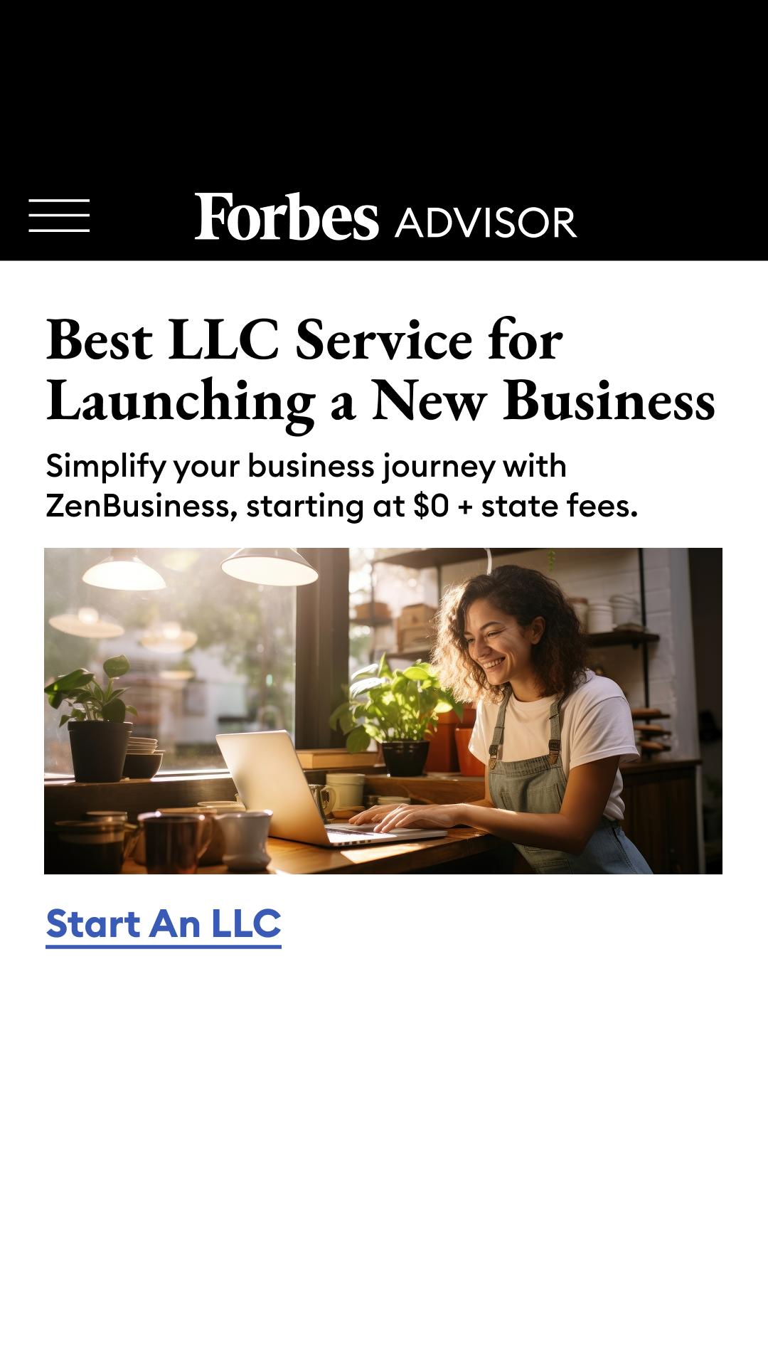 Forbes Advisor Facebook ad
