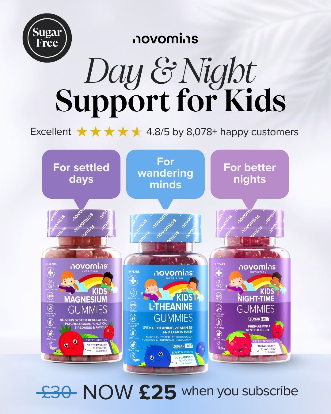 Novomins Nutrition Facebook ad