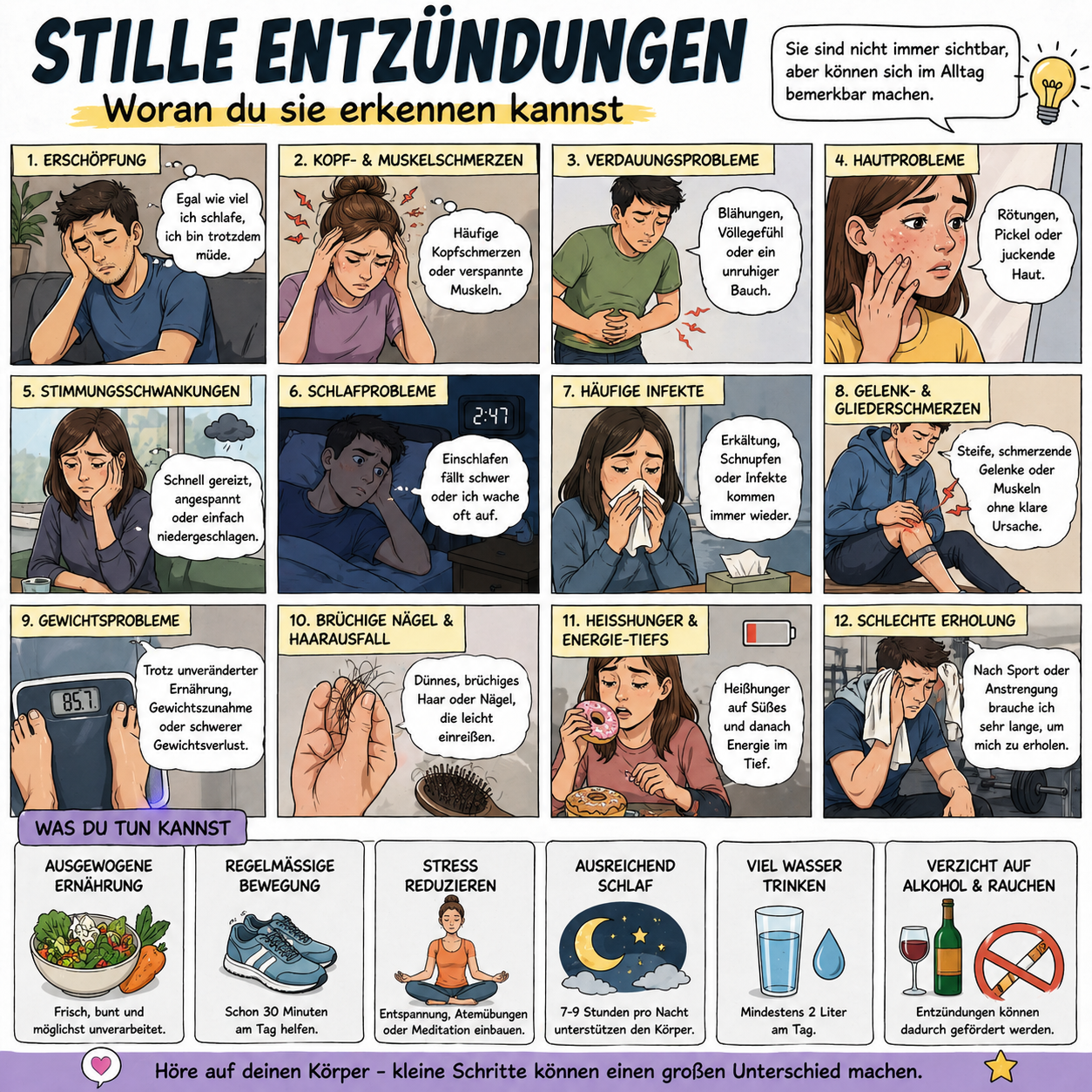 Summit 360 Fitness Facebook ad: Wenn dein Körper dir Signale sendet, erkennst du sie?