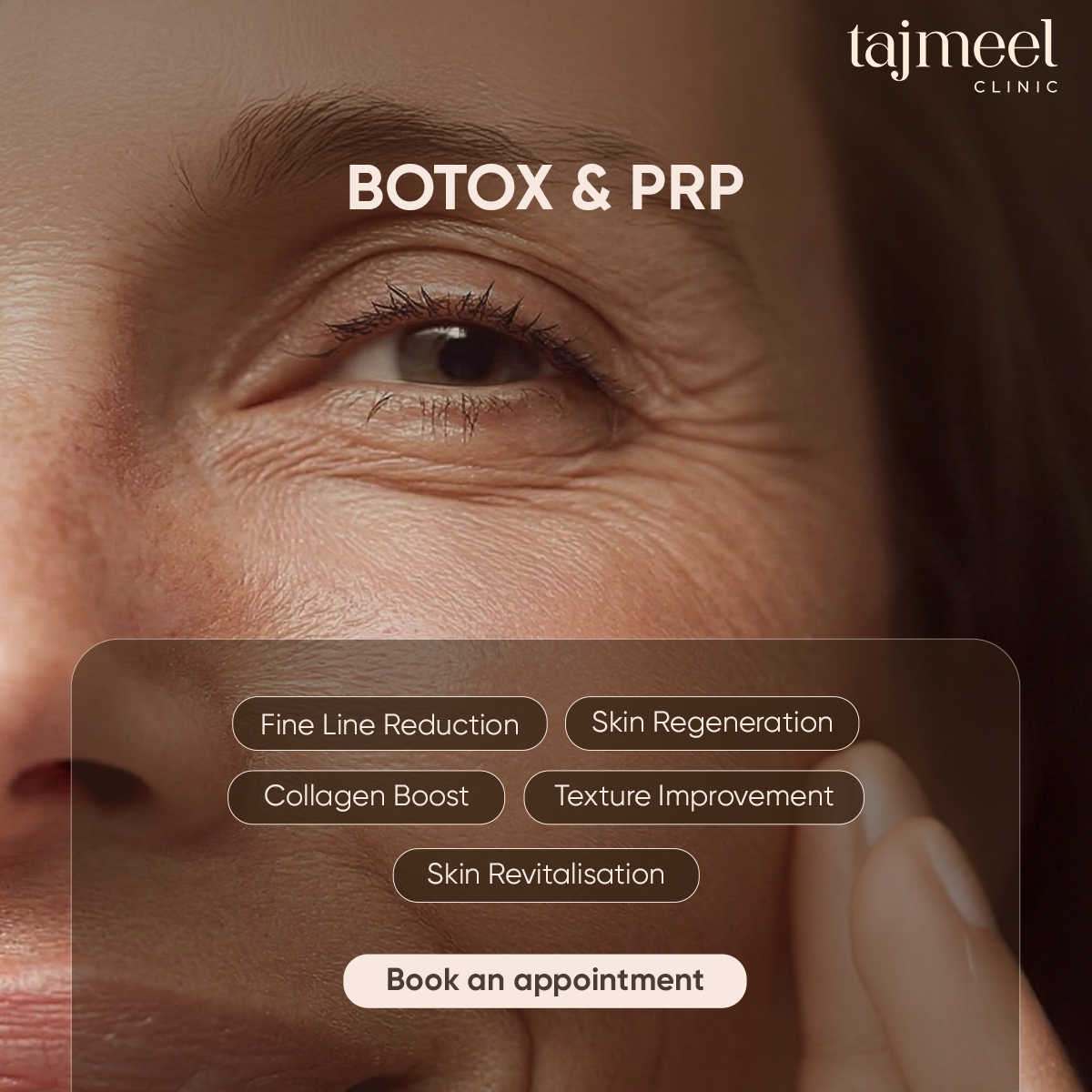 Tajmeel Clinic Dubai Facebook ad: Chat on Messenger