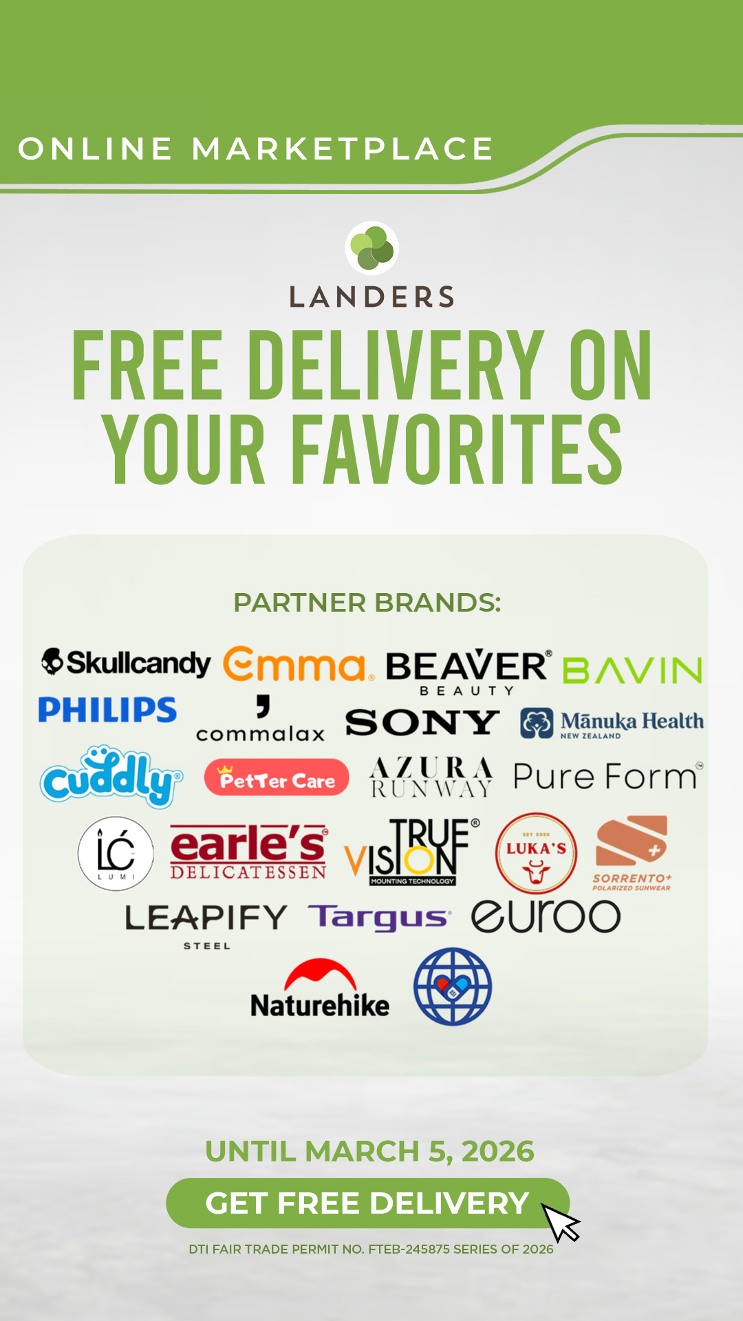 Landers Superstore Facebook ad