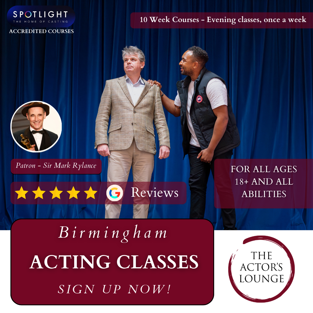 The Actor's Lounge Facebook ad: Learn to Act Today!