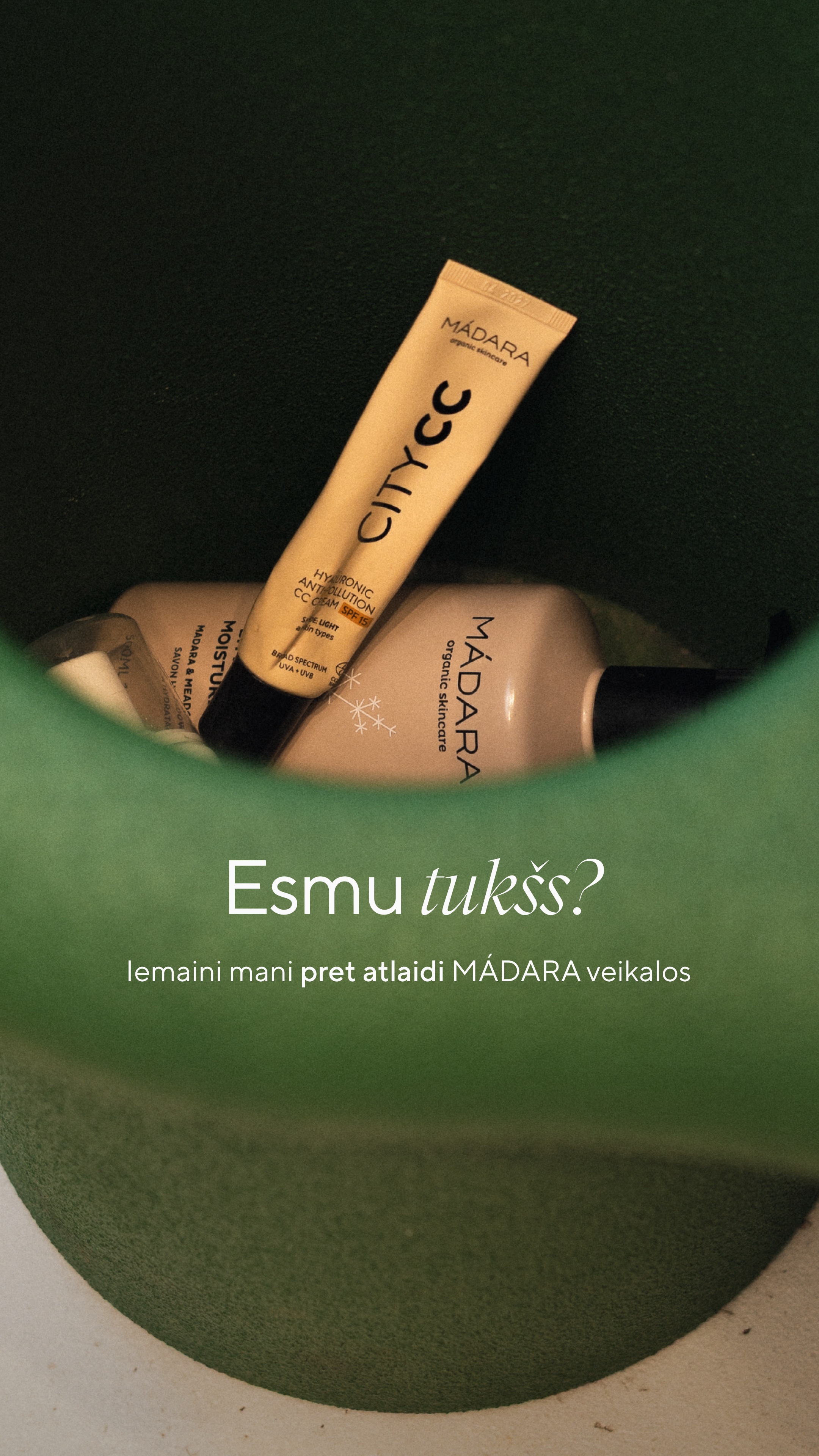 Mádara Organic Skincare Facebook ad