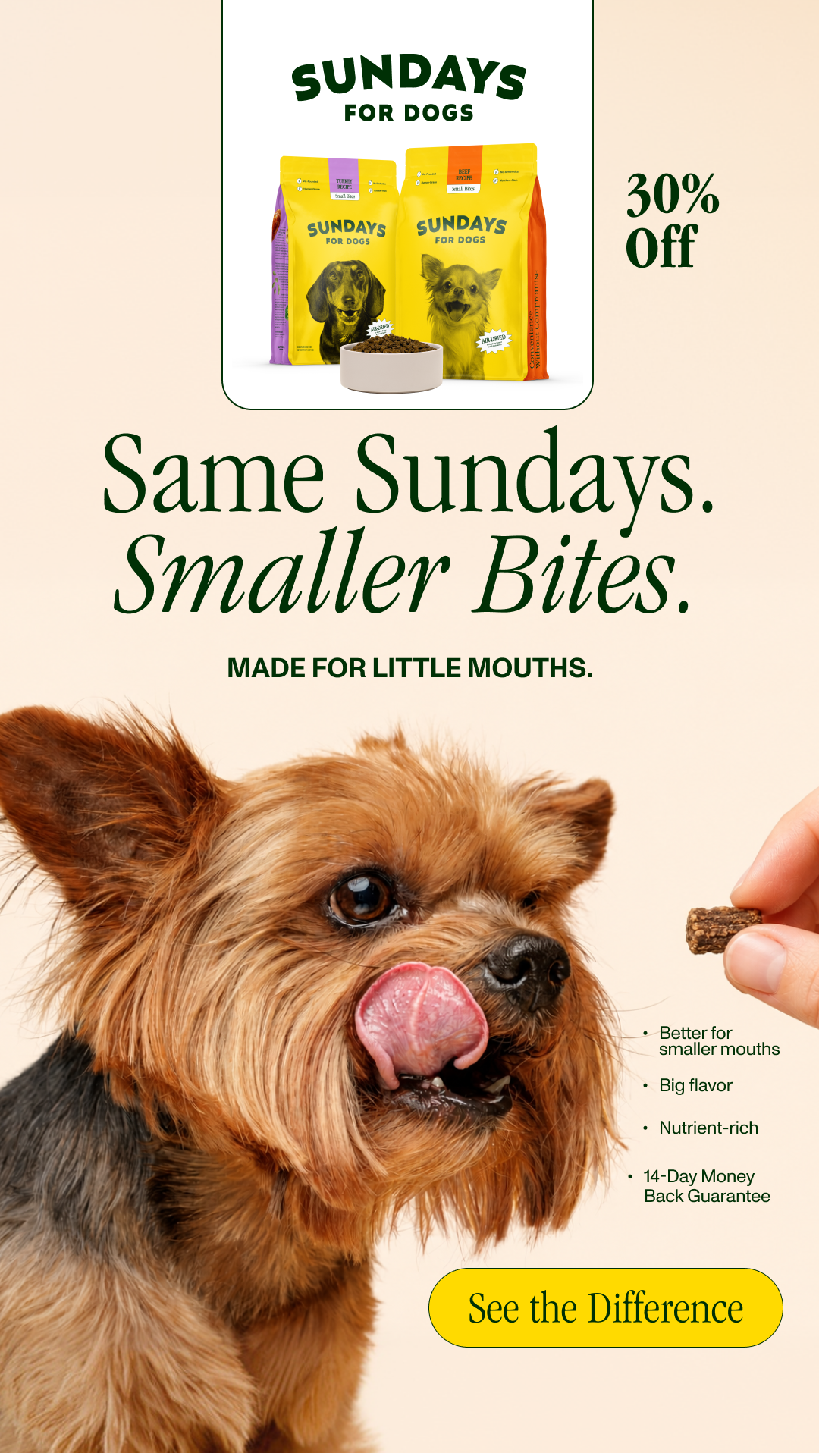 Sundays Facebook ad