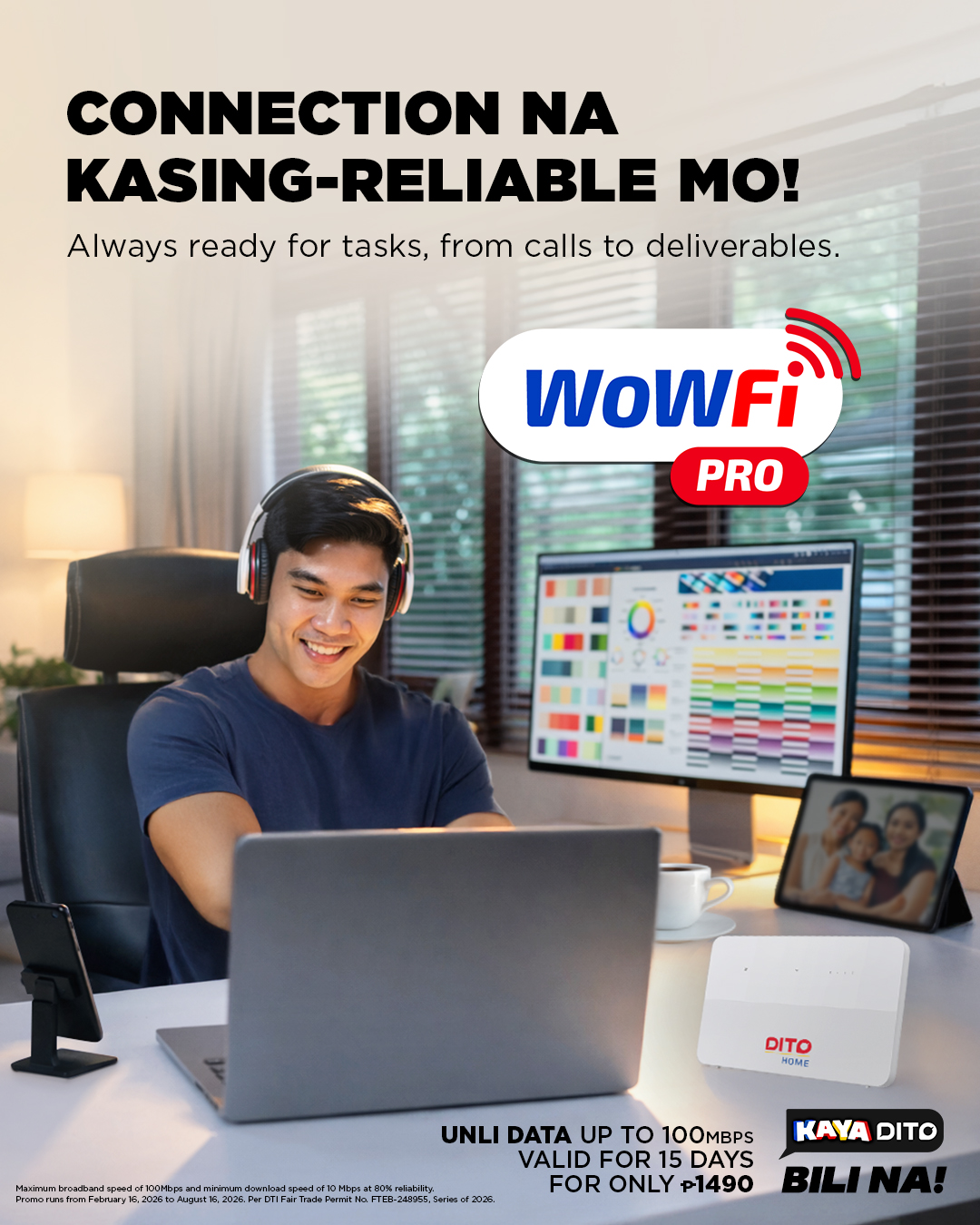 DITO Telecommunity Facebook ad