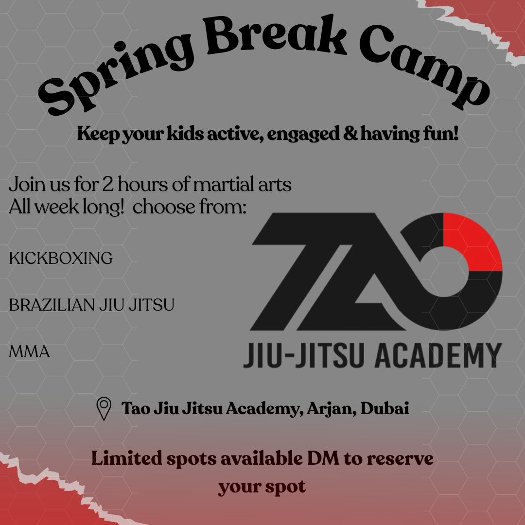 taojiujitsuacademy Facebook ad: Spring Break Came Early… So Did the Fun!