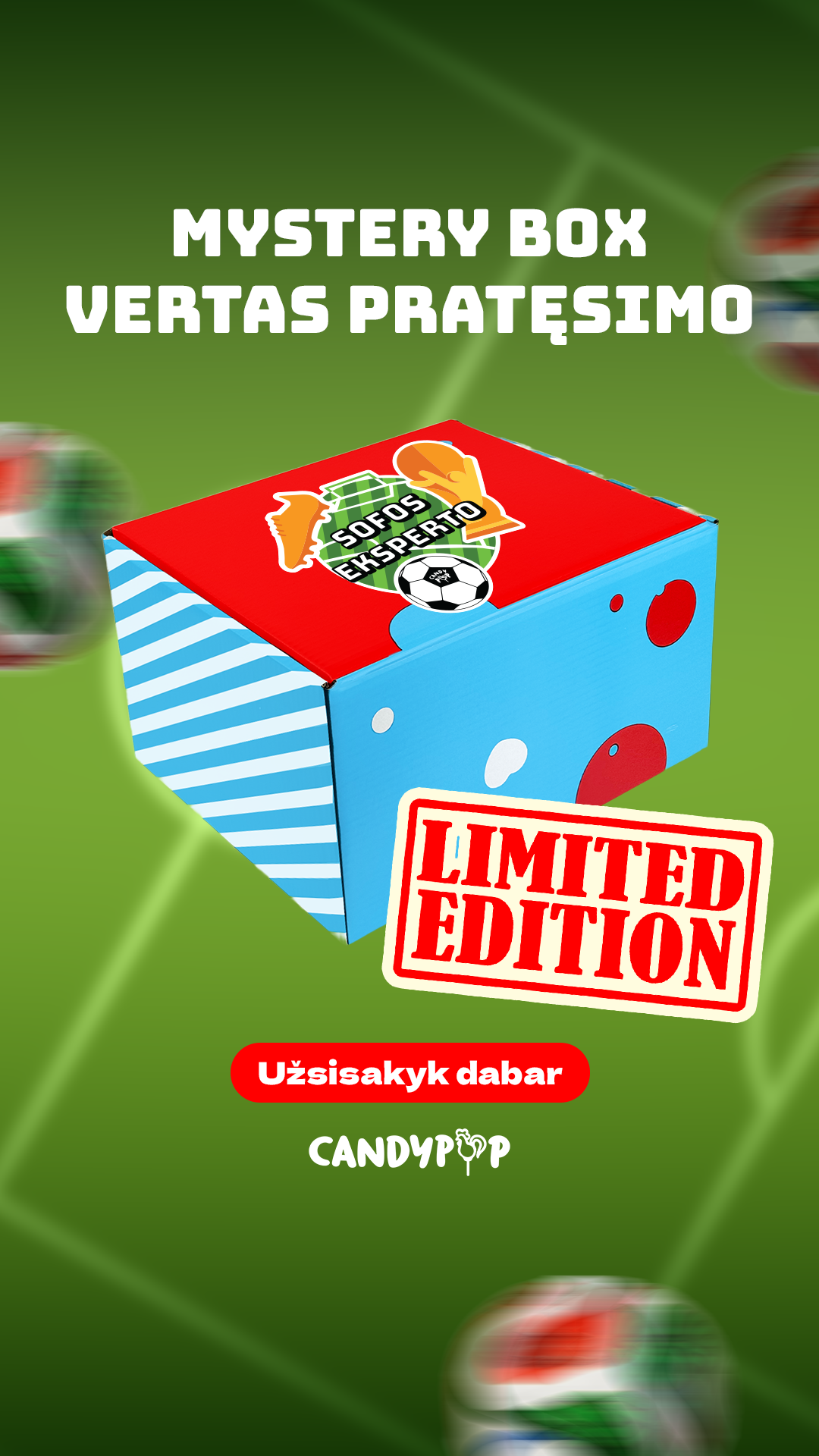 Candy POP Facebook ad