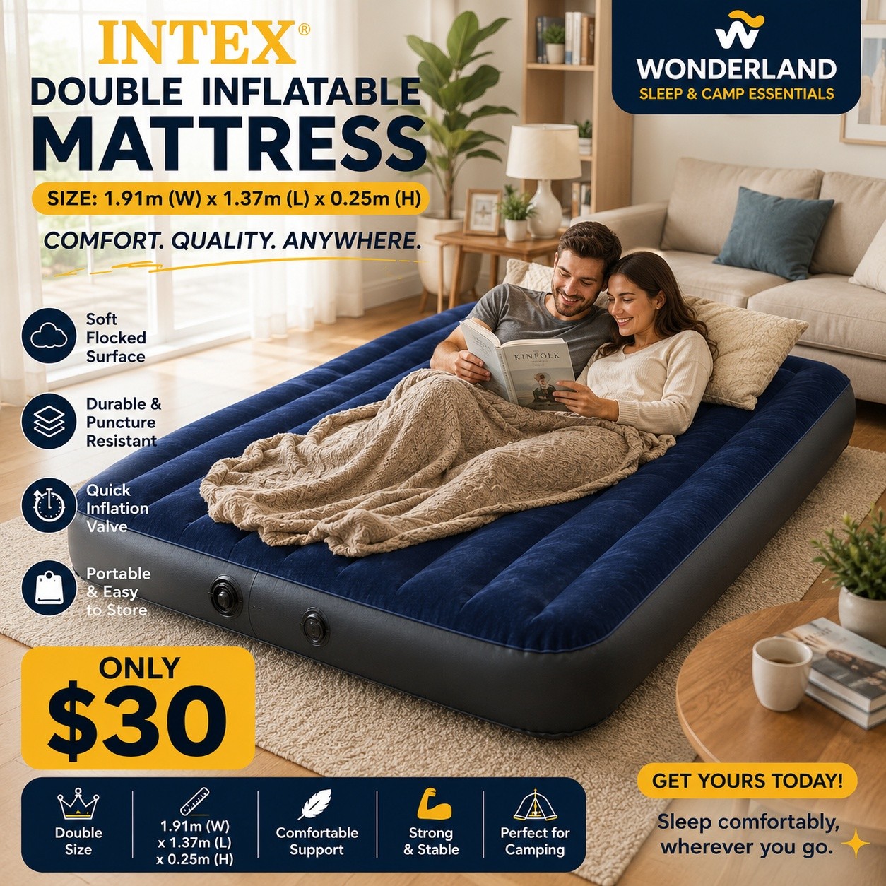 Wonderland Wholesale Facebook ad: _INFLATABLES FOR EVERY VIBE!_