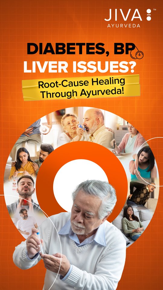 Jiva Ayurveda Facebook ad: Are you tired of living with chronic conditions?