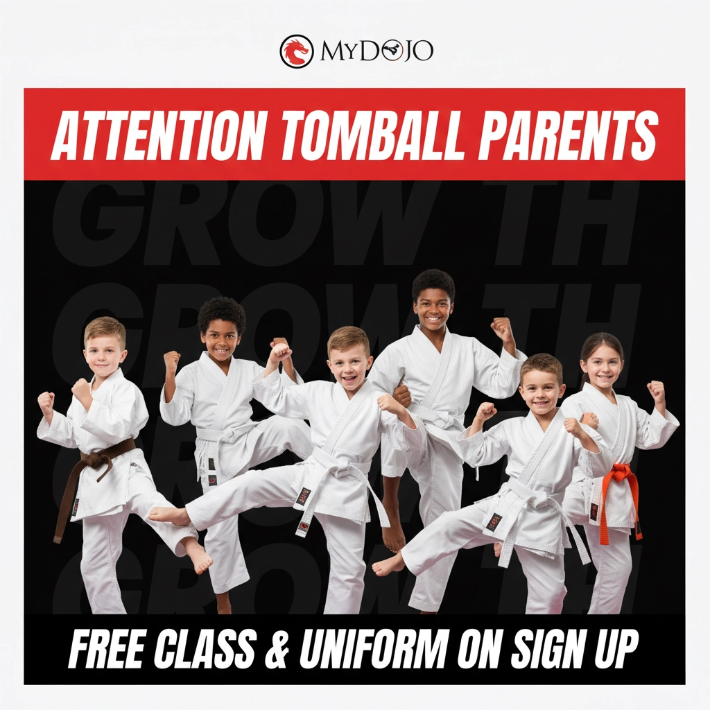 MyDojo Martial Arts and Fitness Facebook ad: Grand Opening Special: FREE Class & FREE Uniform