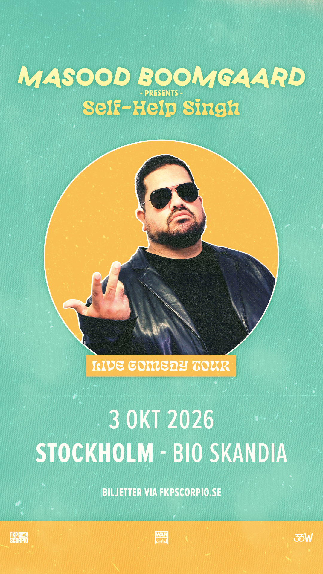 Masood Boomgaard- The Comedian Facebook ad