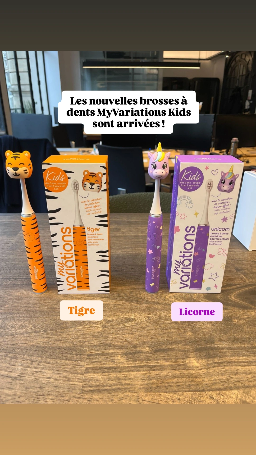 My Variations Facebook ad: Fini la bataille du brossage