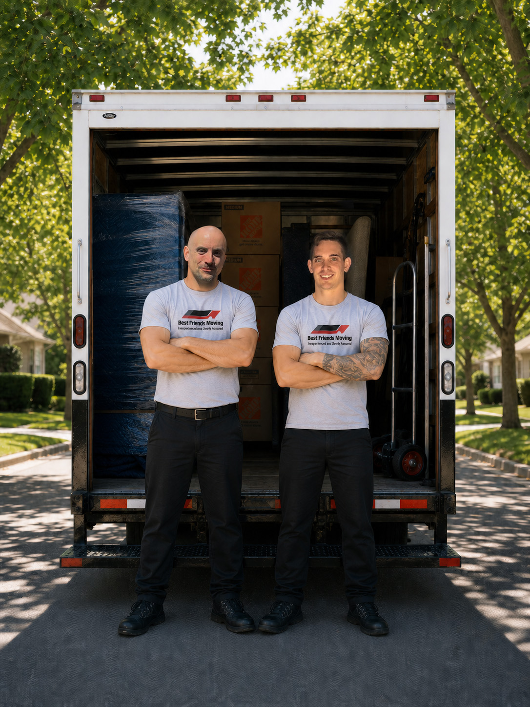 Best Friends Moving Facebook ad: Professional Moving Company Serving Suffolk & Nassau