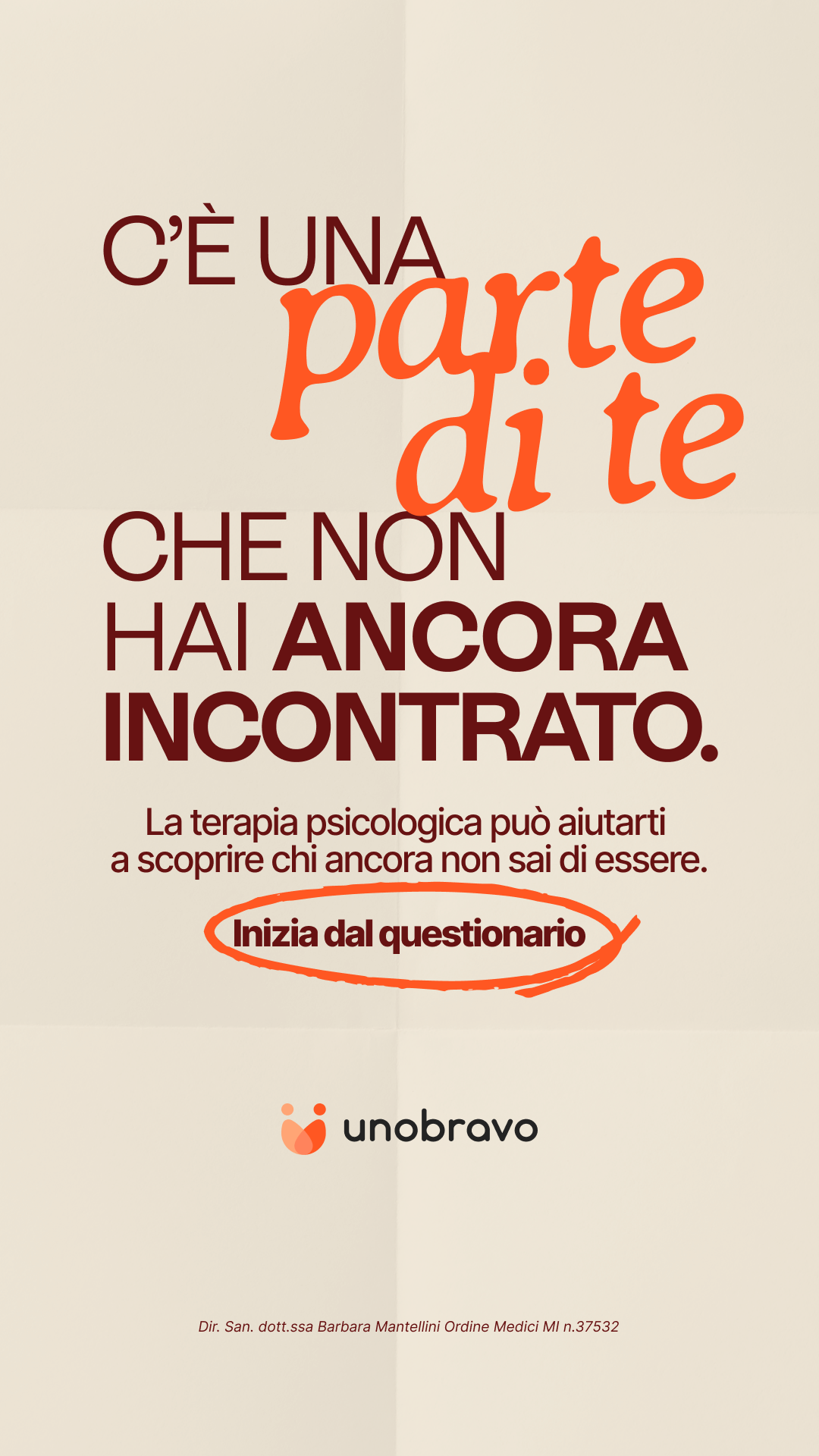 Unobravo Facebook ad